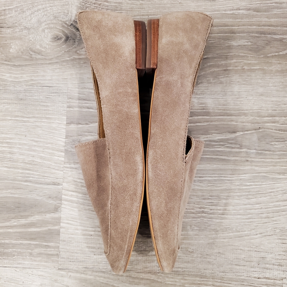 NWD Dolce Vita Halia Taupe Suede Loafer - Picture 4 of 7